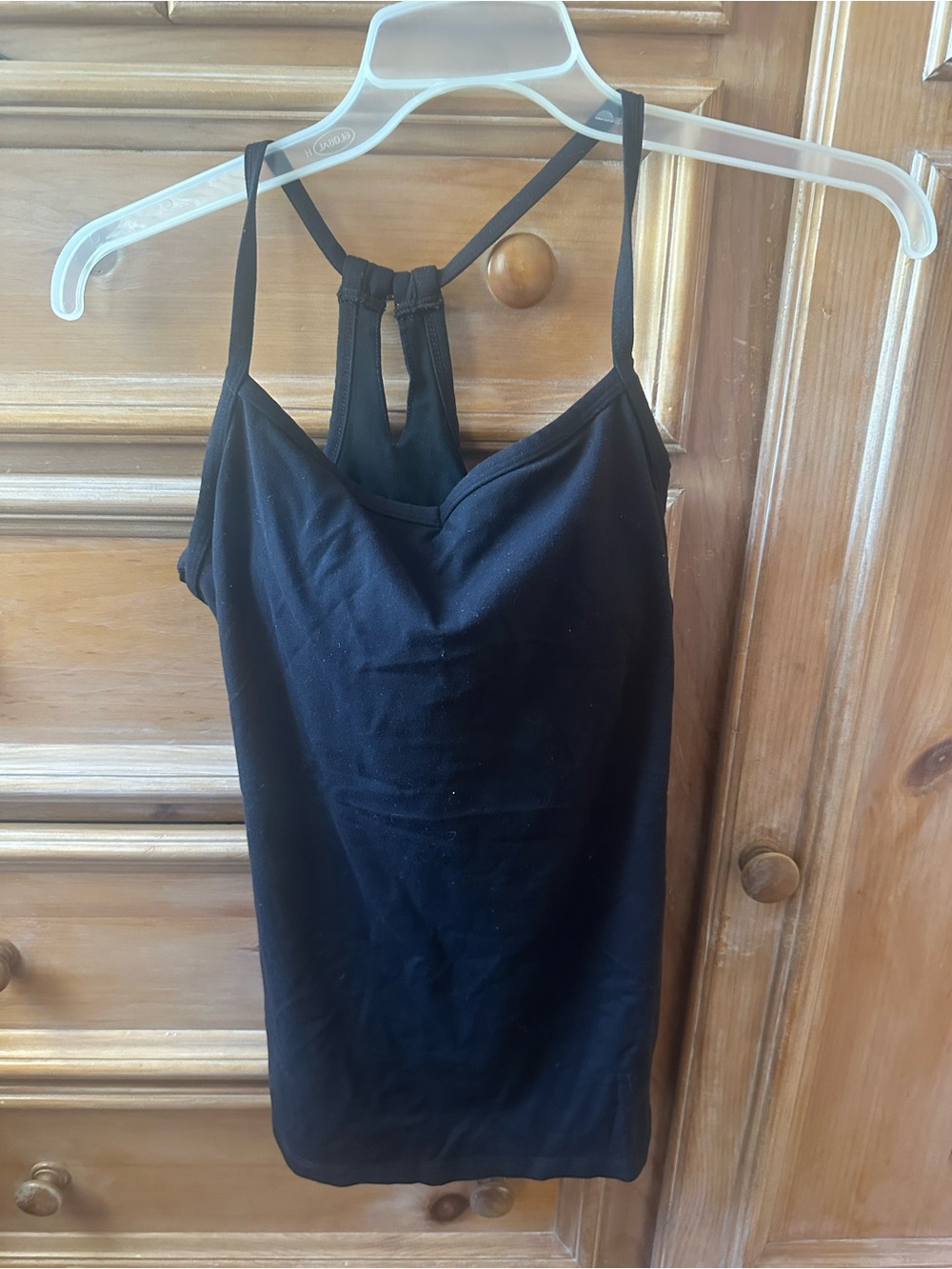 Lucy Black Strappy Tank Top